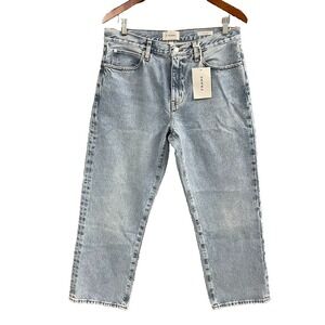 Frame The Hang Jeans Womens 29 8 Mid Rise Straight Leg Blue Denim Classic New